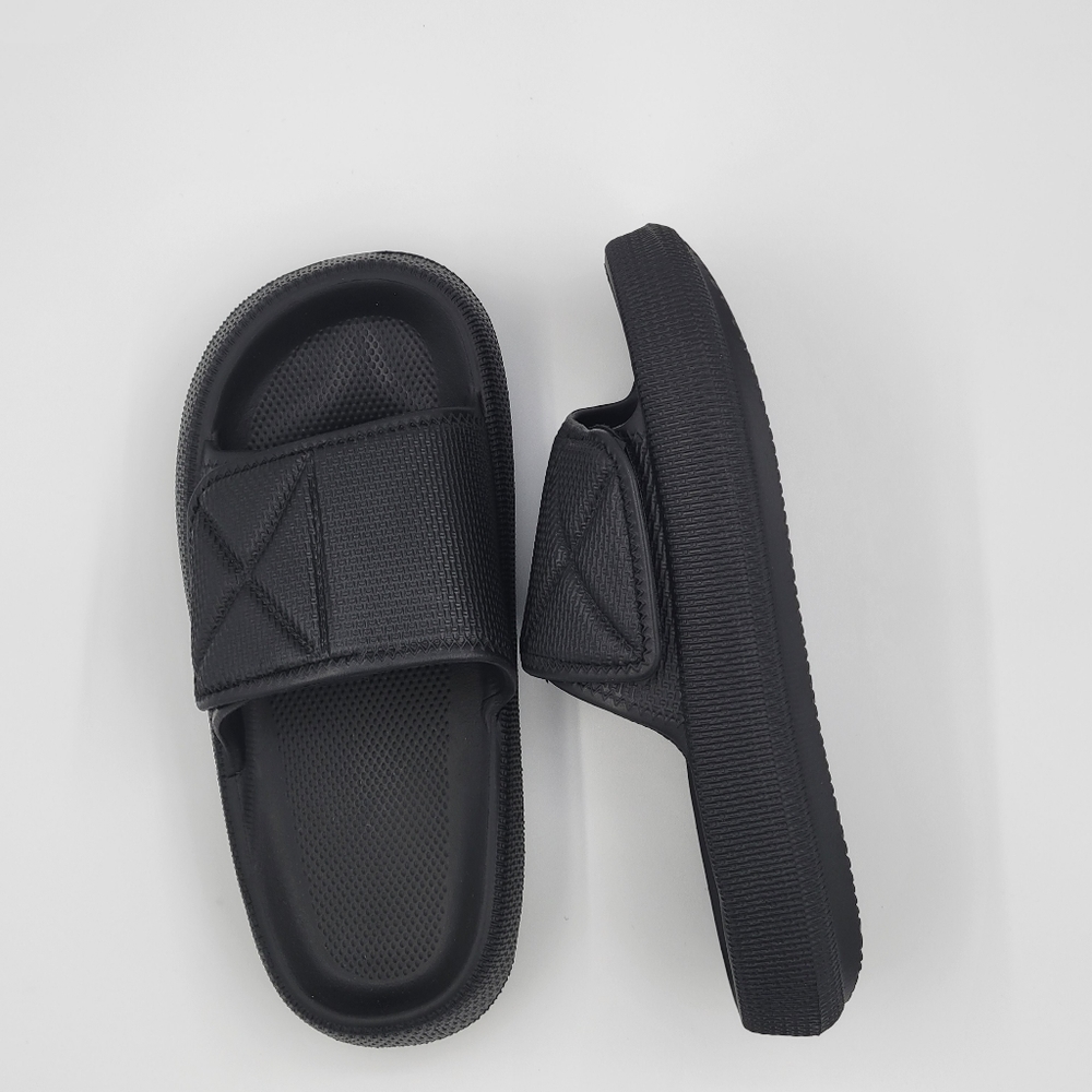 Racqua US Black Slip on Sandals Sz  37/38. New